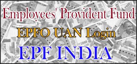 EPF INDIA EPFO UAN Login Activation