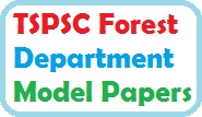 Telangana Forest Department Model Papers 2019