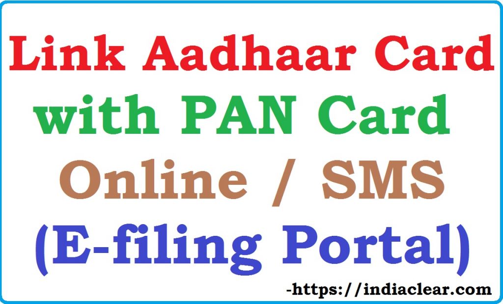 How to Link Aadhaar Card with PAN Card Online?