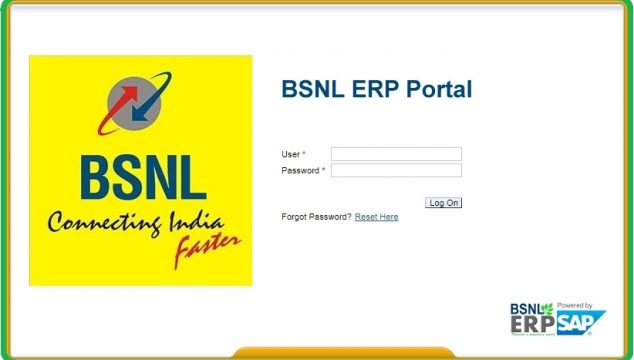 BSNL ERP SAP ESS Portal for Employee HRMS Services