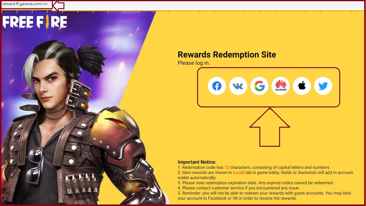 Garena reward ff Garena Free