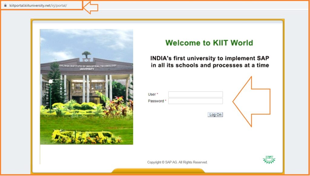 KIIT SAP portal