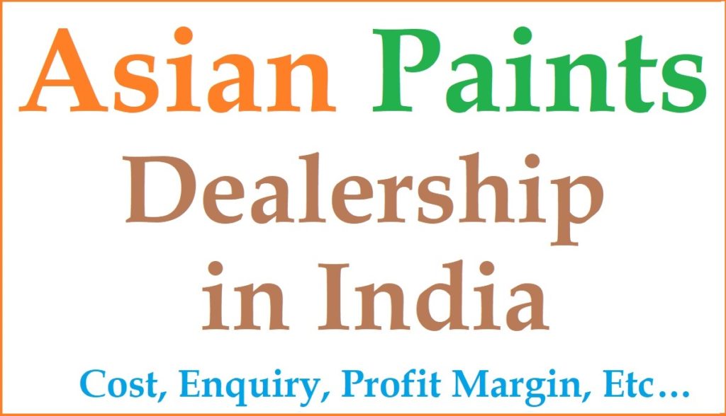 Asian Paints Dealership